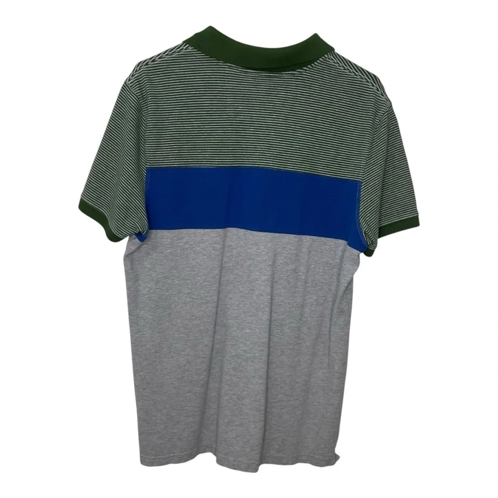Banana Republic Men’s Polo - Green, Blue, Gray Collared Shirt Casual Classic